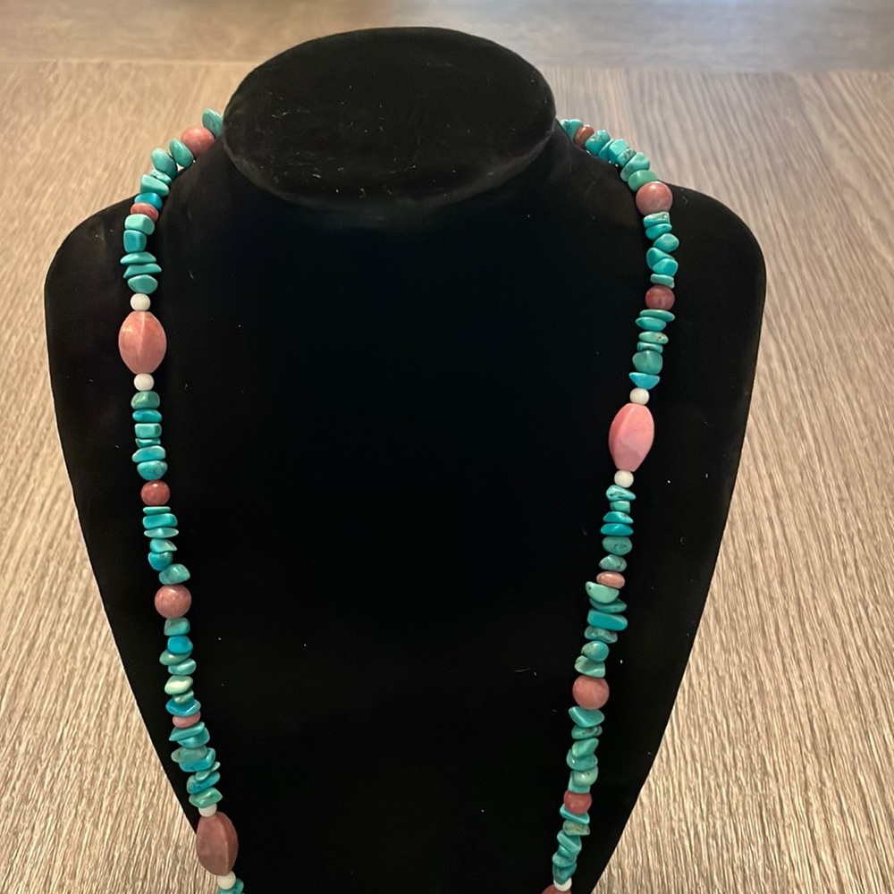 Multi stone necklace